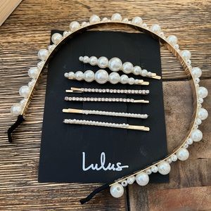 NEW LuLus Pearl Headbands & Bobby Pins